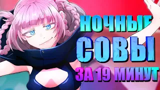 ПЕСНЬ НОЧНЫХ СОВ ЗА 19 МИНУТ (Yofukashi no Uta)