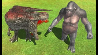 New Update GORO Remastered VS Every MINI BOSS AND BOSS - Animal Revolt Battle simulator