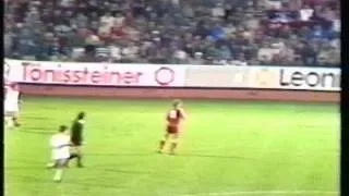 1982 December 8 Kaiserslautern West Germany 4 Sevilla Spain 0 UEFA Cup