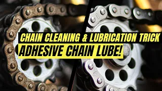 ADHESIVE CHAIN LUBE! TRICKS & STEPS TO SUPER CLEAN & LUBRICATE MOTORCYCLE CHAIN & SPROCKET BMW G310R