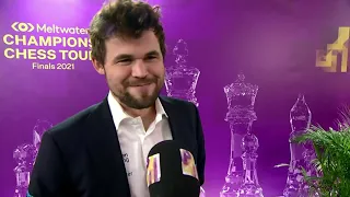Magnus Carlsen: "My play in the blitz games was decent enough"