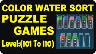 Water Sort Puzzle - Level 101 to 110 - Color Water Sort - Puzzle Games - gameplay #shorts #ytshorts