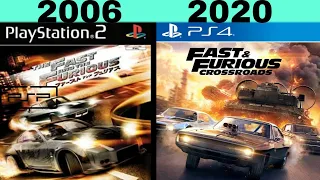 Fast And Furious PlayStation Evolution [2006,2013 And 2020].