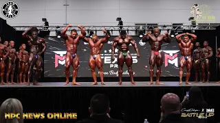 2022 IFBB Texas Pro Men’s Bodybuilding Prejudging Comparisons Video