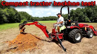 IMPRESSIVE! Solis compact tractor backhoe, Solis H24 tractor #828