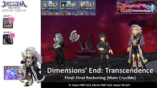 DFFOO [GL] Dimensions End Transcendence FINAL | Setzer FR Rocks