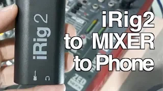 Setup Allen & Heath Mixer iRig2 to Cellphone for have a good Sound on LIVE FB Home Recording Studio