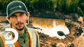 Parker's Brand New Mining Ground Is Left Submerged Underwater Overnight! | Gold Rush