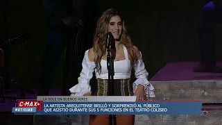 La Sole y el éxito en Buenos Aires. La Cantante Arequitense brindó 5 funciones en el Teatro Coliseo.