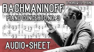 Rachmaninoff - Piano Concerto No.3 in D minor, op. 30 (Audio+Sheet) [Horowitz]