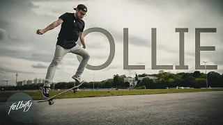 I learned HOW TO OLLIE while rolling (busted my ankle) | learn fast
