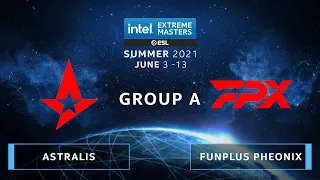 CS:GO - Astralis vs. FunPlus Pheonix [Ancient] Map 1 - IEM Summer 2021 - Group A