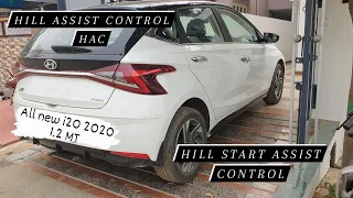 Hill Assist Control in i20 2020 asta(o) 1.2 MT | HAC safety feature | Hill start Assist Control |