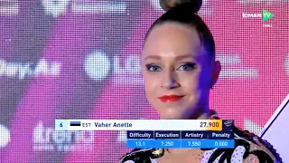 VAHER  Anette (EST) | RGI RIBBON FINAL 27,90 ✨❤️✨ 2024 BAKU European Cup