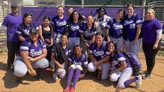 Rancho Dominguez lobos 🐺 vs Bell Eagles 🦅 (Cif La city section girls softball 🥎 playoffs)