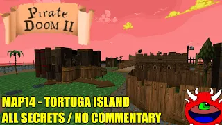 Pirate Doom 2 - MAP14 Tortuga Island - All Secrets No Commentary Gameplay