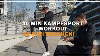 10 MIN KAMPFSPORT WORKOUT - Beginner Version // No Equipment I ATHLETICS ACADEMY