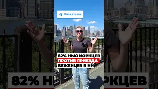 82% нью йоркцев ПРОТИВ приезда БЕЖЕНЦЕВ – политическое убежище в США #жизньвсша #иммиграция #сша