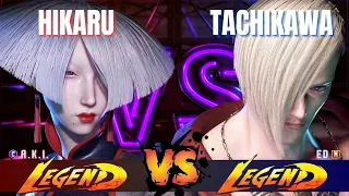 SF6 - HIKARU (AKI) VS TACHIKAWA (ED) - Ranked Matches