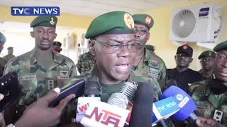 [WATCH] COAS Visits Zamfara, Says Troops Committed To Restoring Peace In The North-West