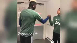 Jesse Lingard Dancing with Paul Pogba Instagram