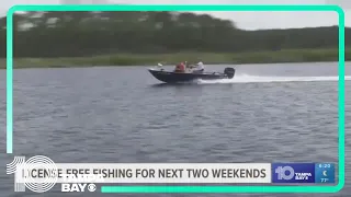 Florida hosting 2 license-free fishing weekends