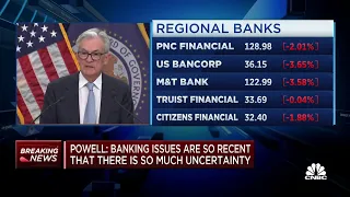 Our response was how did this happen, says Fed Chair Powell of SVB failure