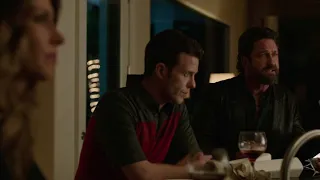 Den of Thieves (2018) awkward dinner scene.