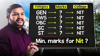 CutOff Boom | Exact Cutoff Percentile JEE 2024| Category Wise Minimum Marks Required to get NIT