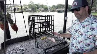 Meat Church Grilled Red Snapper on a Mill Scale Open-Fire Grill