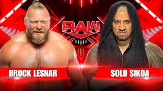 WWE 2K23 - Brock Lesnar Vs Solo Sikoa | WWE Raw