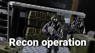 Mega construx call of duty stop motion Recon operation