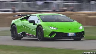 Lamborghini Huracan Performante LOUD Sounds! - AWD Burnout, Launch Control, Revs & More!