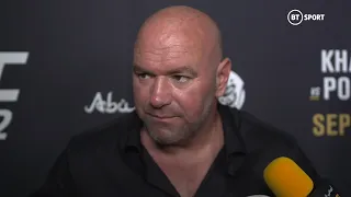 Dana White post-fight UFC 242 media scrum