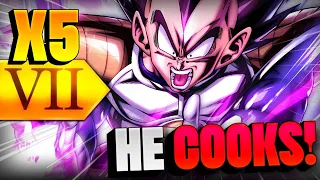 FINALLY GOOD?? 5x Zenkai Buffed LF Nappa/Vegeta (Dragon Ball LEGENDS)