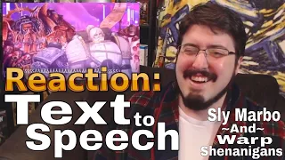 If the Emperor Had A Text to Speech Device: Sly Marbo and Warp Shenanigans: #Reaction #AirierReacts