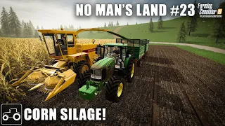 Chopping Corn For Silage - No Man's Land #23 Farming Simulator 19 Timelapse