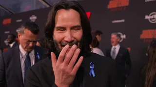 John Wick : Chapter 4 Los Angeles Premiere - itw Keanu Reeves (Official video)