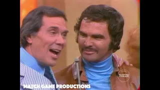 Match Game 74 (Episode 230) (6-13-1974) (Bert Reynolds Cameo) (Gene's Flying Entrance?) (w/Slate)