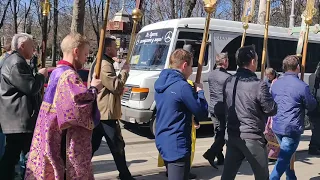 Крестный ход в Одессе 17 марта 2019 года