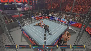 WWE 2K24: 6-Man Hell In A Cell Championship Match