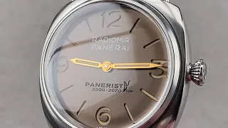 Panerai Radiomir Venti "Paneristi 2020" PAM 2020 Panerai Watch Review