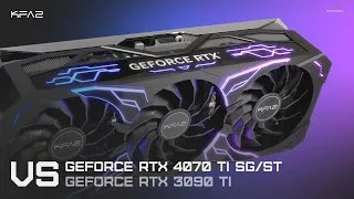 KFA2 GeForce RTX 4070 Ti SG/ST vs RTX 3090 Ti
