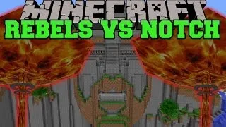 RIVAL REBELS MOD VS TEMPLE OF NOTCH - Minecraft Mods Vs Maps (Rockets, Nukes, Atom Bomb)