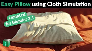 Blender Secrets - Making a Pillow in one minute (Updated for Blender 3.1)