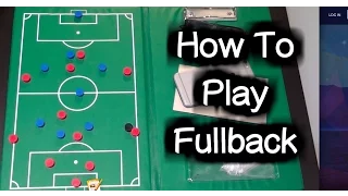 Fullback Tutorial (in possession) ► Soccer Positions / Football Positions