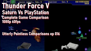 Thunder Force V Saturn vs PlayStation