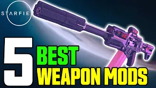 Top 5 BEST Weapon Mods in Starfield // How to make your guns OP