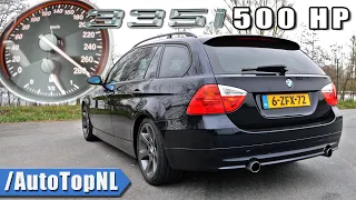 500HP BMW 335i E91 | *FAST* 100-200 Autobahn POV & SOUND by AutoTopNL