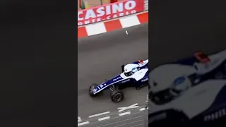 Rubens Barrichello BIG CRASH in Monaco